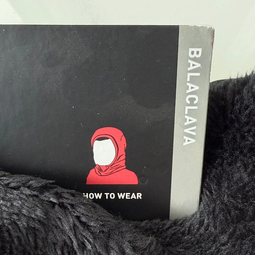 ❌ CLEARANCE 🆕 Swiss Tech Black Balaclava Hooded Unisex Scarf Ski Mask